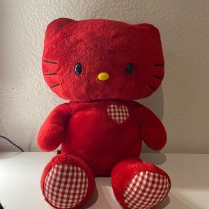 red hello kitty plush